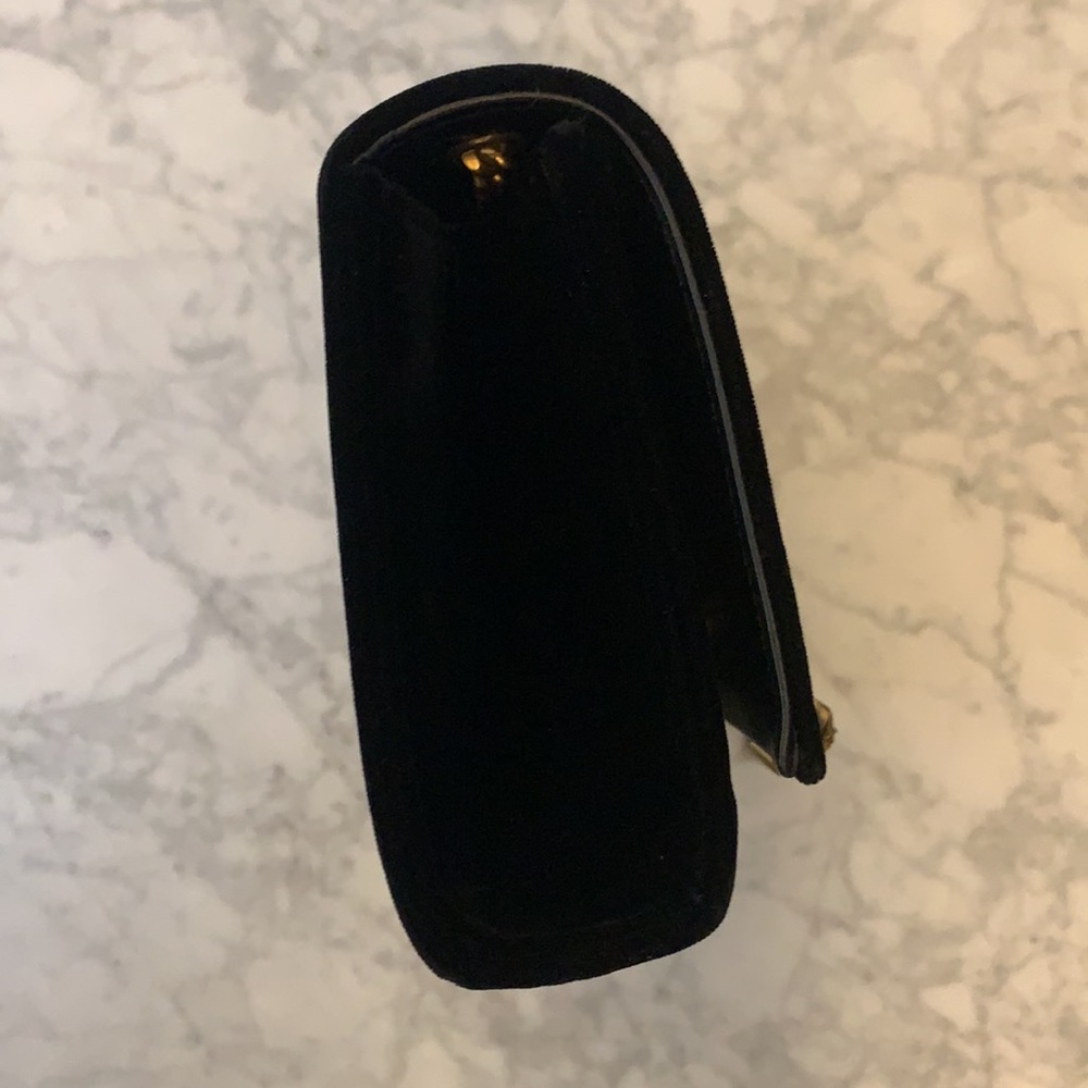 Saint Laurent Kate Monogram Velvet Tassel Bag Black 🖤 - Picture 6 of 11